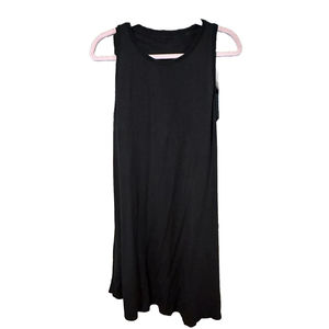 Shebird Lot (2) One Tank Top & One Tank Dress Both Black Size 5 Built In Bra